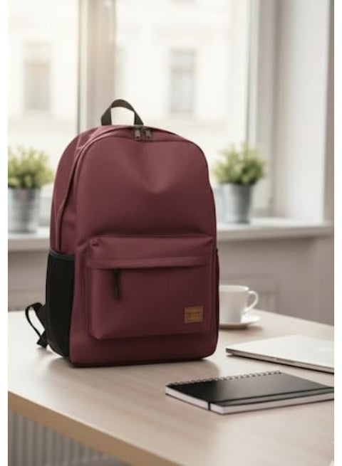 Stylish Backpack Multi-purpose For Laptop 15.6 - Outing Gym - Travel And Sports-Burgundy Red
